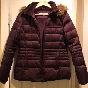 DKNY Down Jacket with Removable Hood